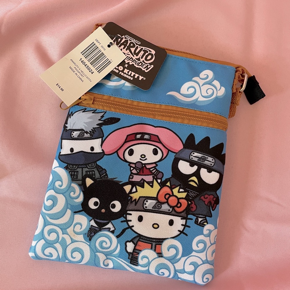Sanrio x Naruto crossbody bag from Hottopic NWT
